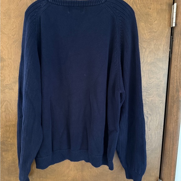 Eddie Bauer Dark Blue Cotton Sweater - Picture 3 of 3